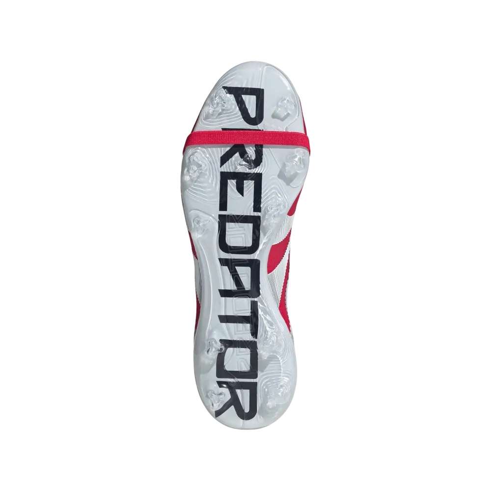 Maximum Stability Adidas Predator Pro Fold-Over Tongue FG Football Boots(Lucid Red/White/Core Black)