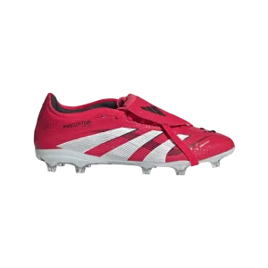 Adidas Predator Pro Fold-Over Tongue FG Football Boots(Lucid Red/White/Core Black) least adjustable