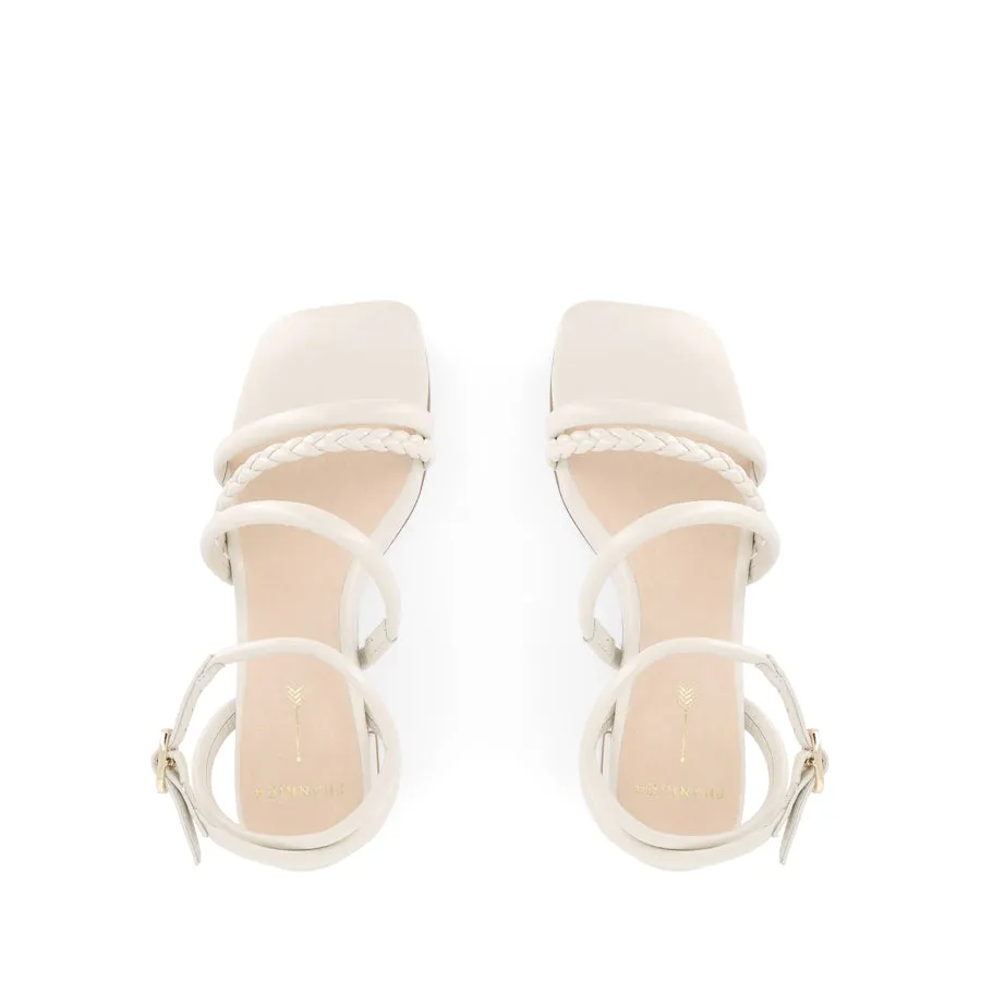 Unisex Sleek Wear RAMSAY - CHALK BRAID LEATHER