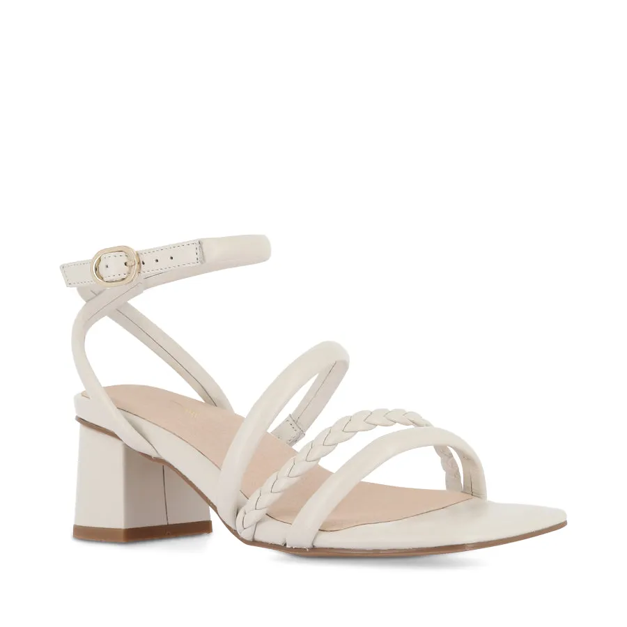 RAMSAY - CHALK BRAID LEATHER Soft-touch design most summer