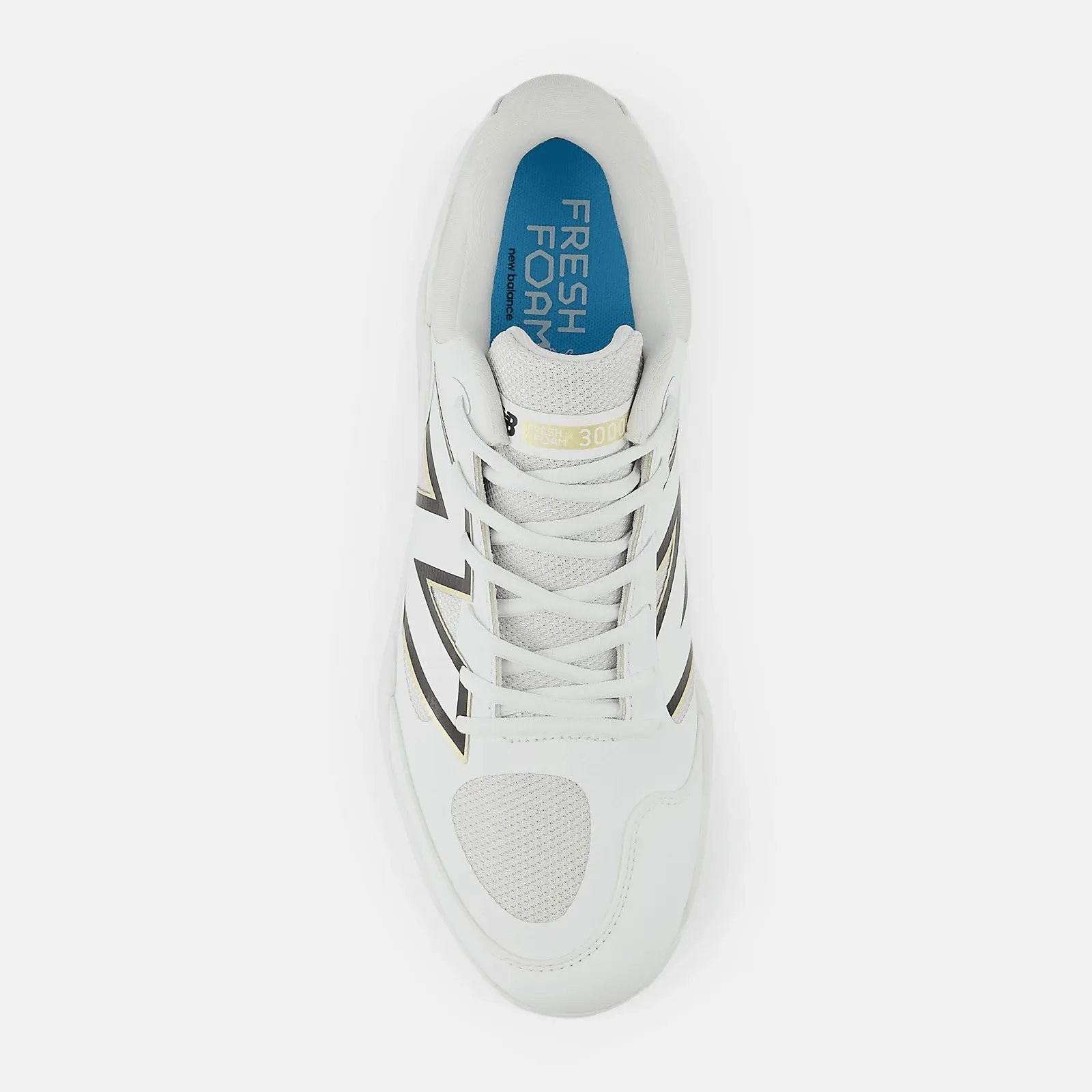 Casual Elegance New Balance Men's Fresh Foam X 3000 v7 Metal Baseball Cleats - White - L3000TW7