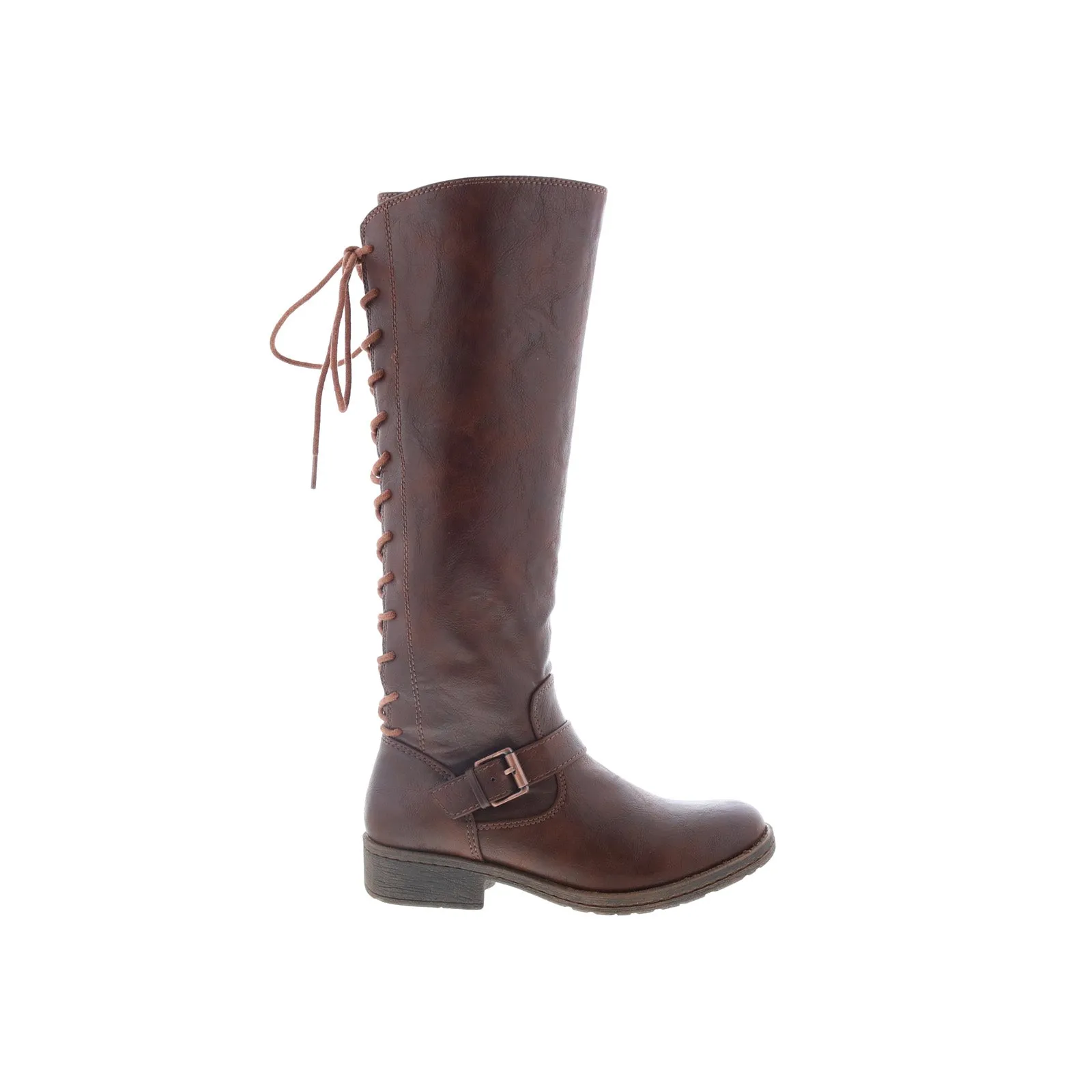 Eurosoft by Sofft Selden ES0007323 Womens Brown Leather Casual Dress Boots Ground Force Tough Grip