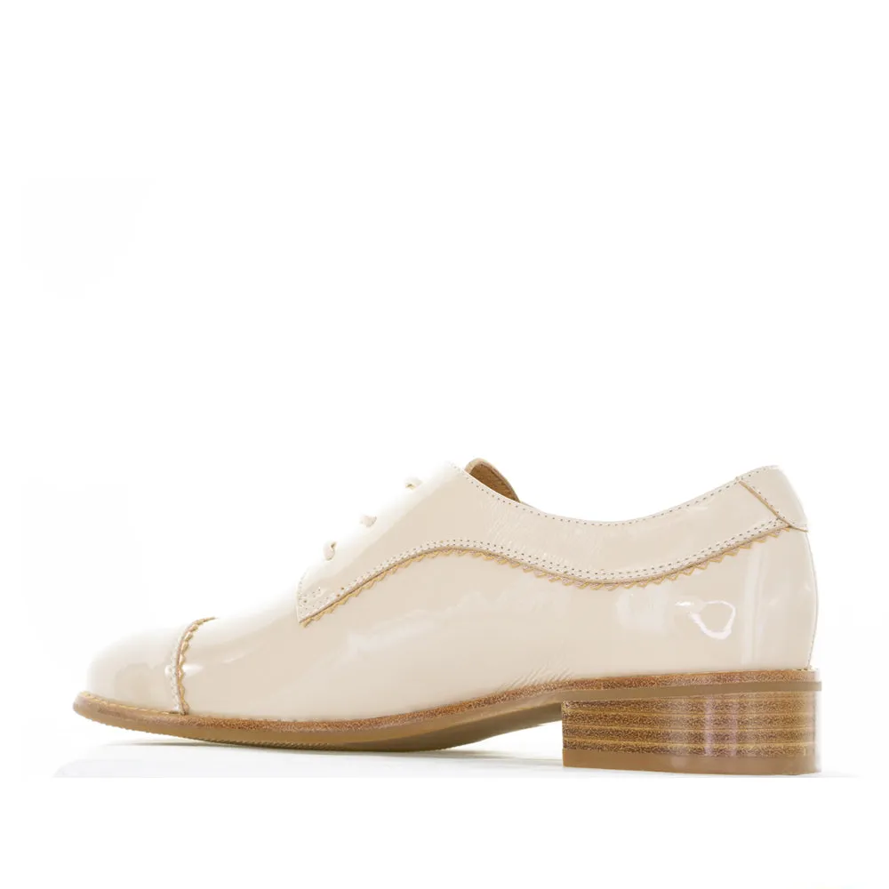 BRESLEY ALPOPO NUDE PATENT brogues