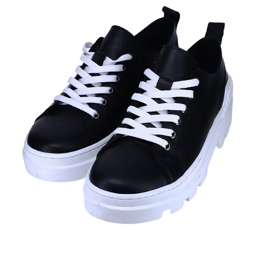 LE SANSA ROCKSTAR BLACK Round Toe