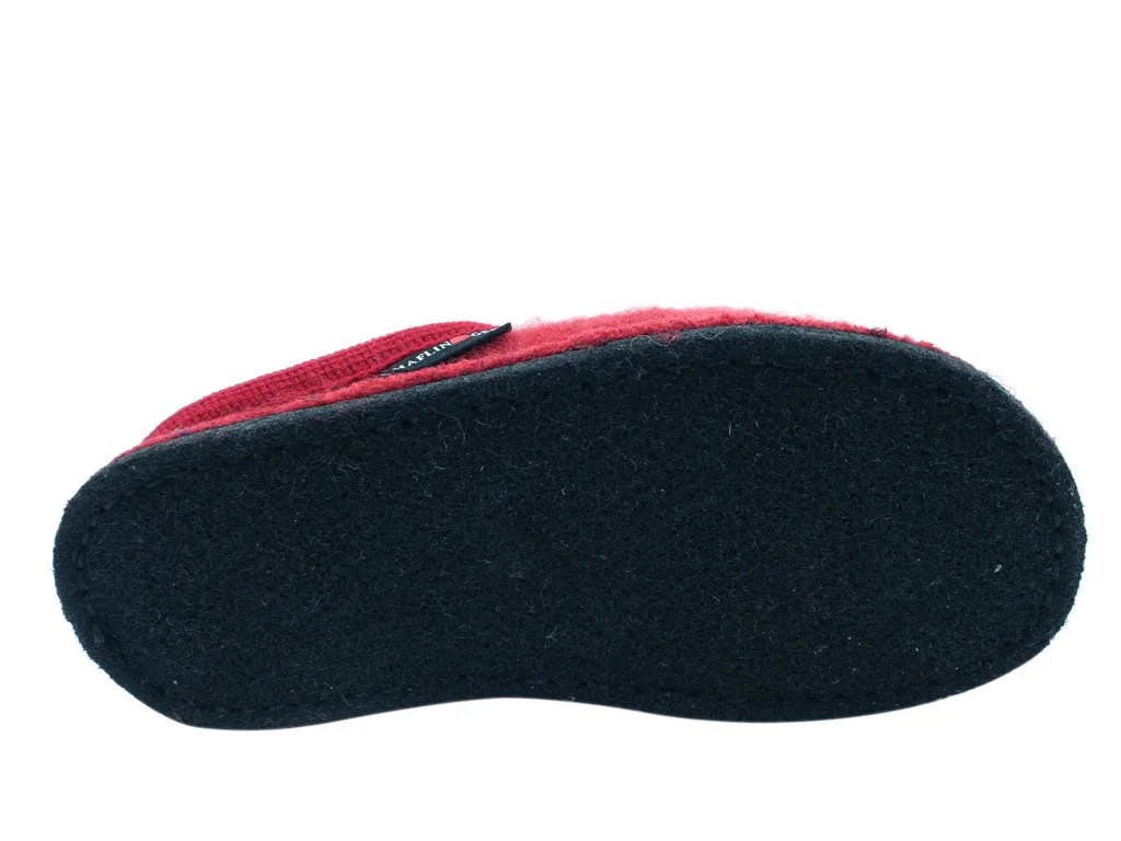 Haflinger Slippers Flair Fido Red Rapid pace Kick Power
