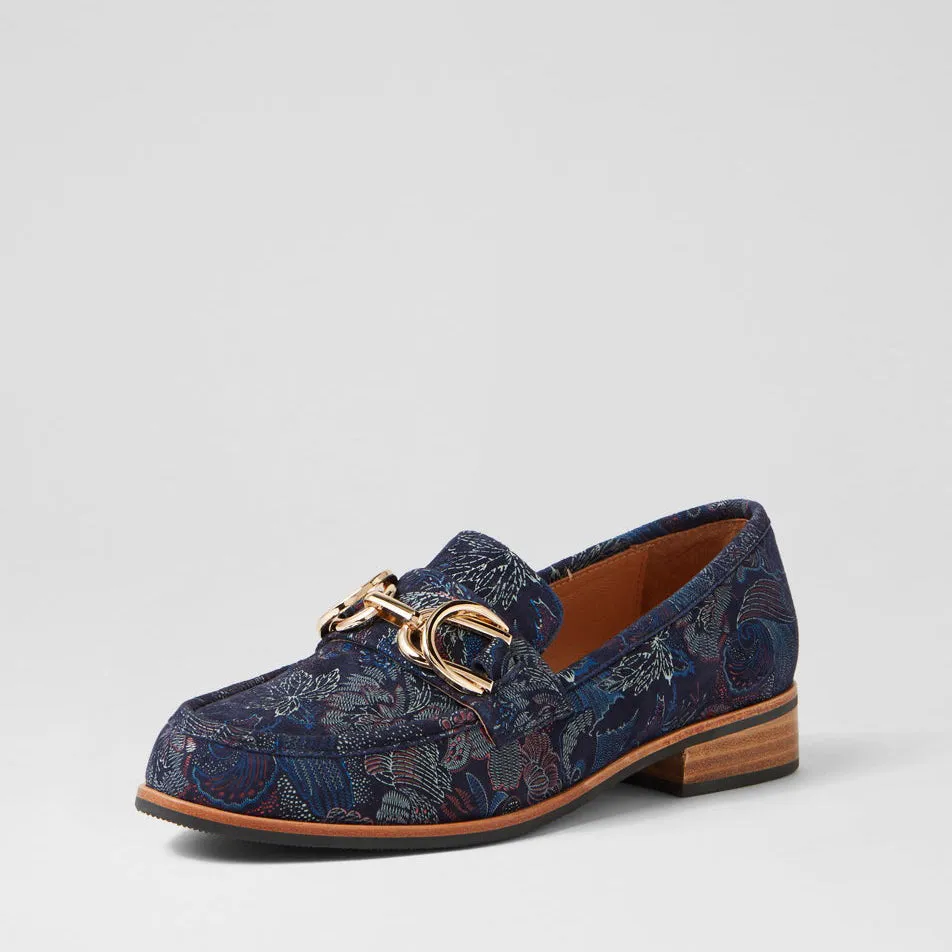 DJANGO & JULIETTE LANNCIS NAVY REGAL Luxury Footwear Bright Power