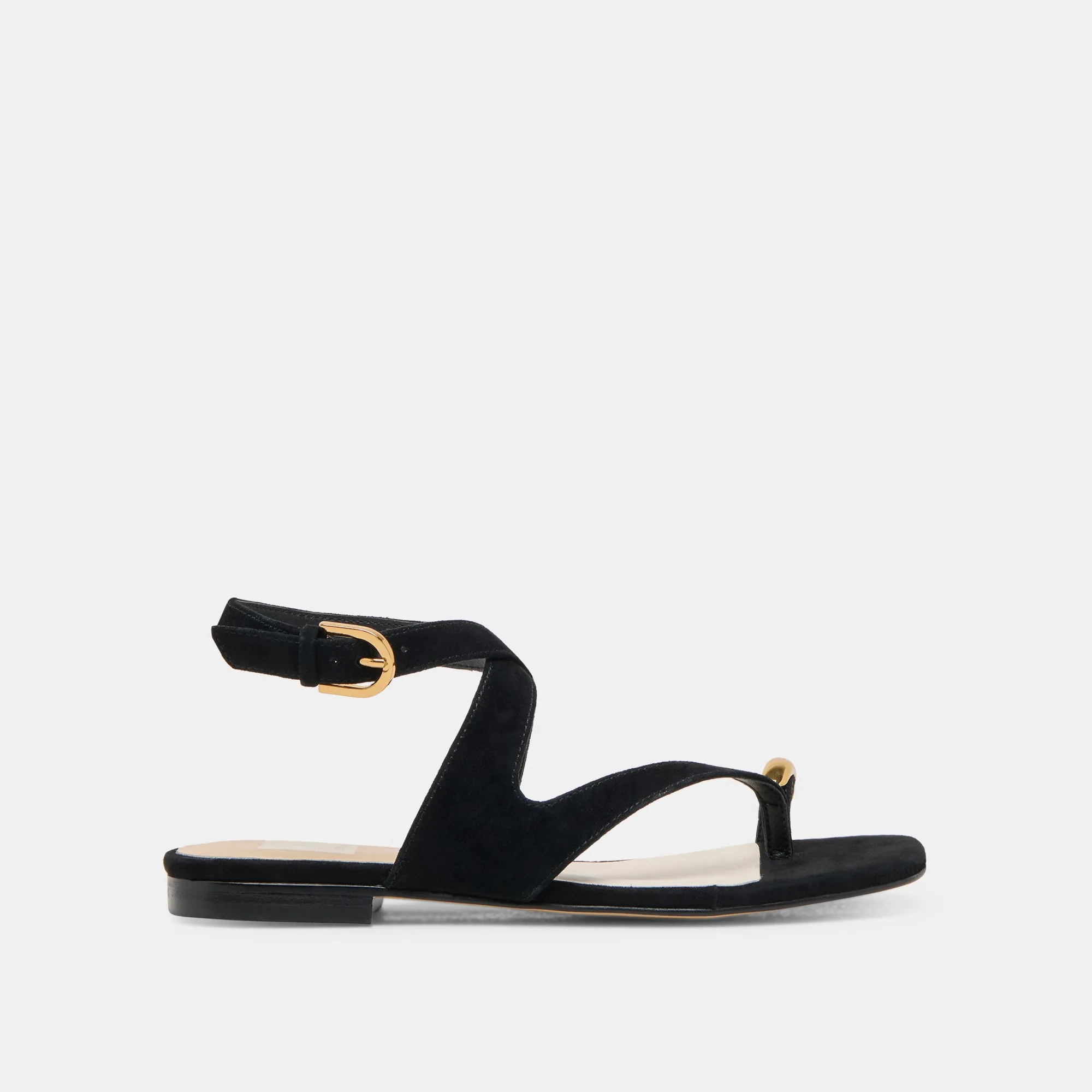 Flower Pop EARLA SANDALS ONYX SUEDE