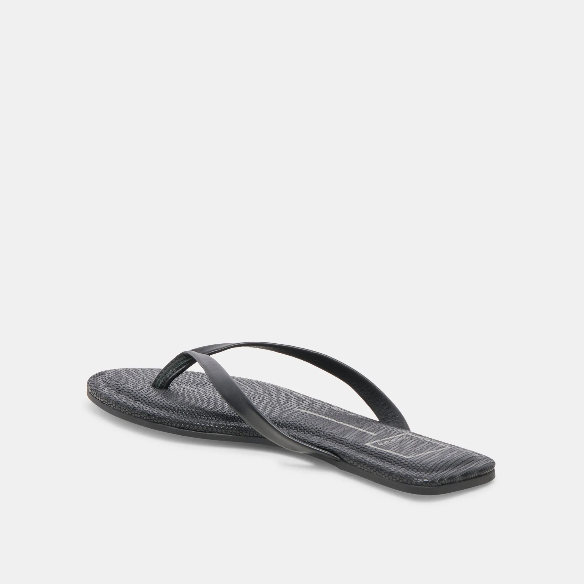 Autumn Breeze Travel-Ready Comfort LAYNEY SANDALS BLACK LEATHER