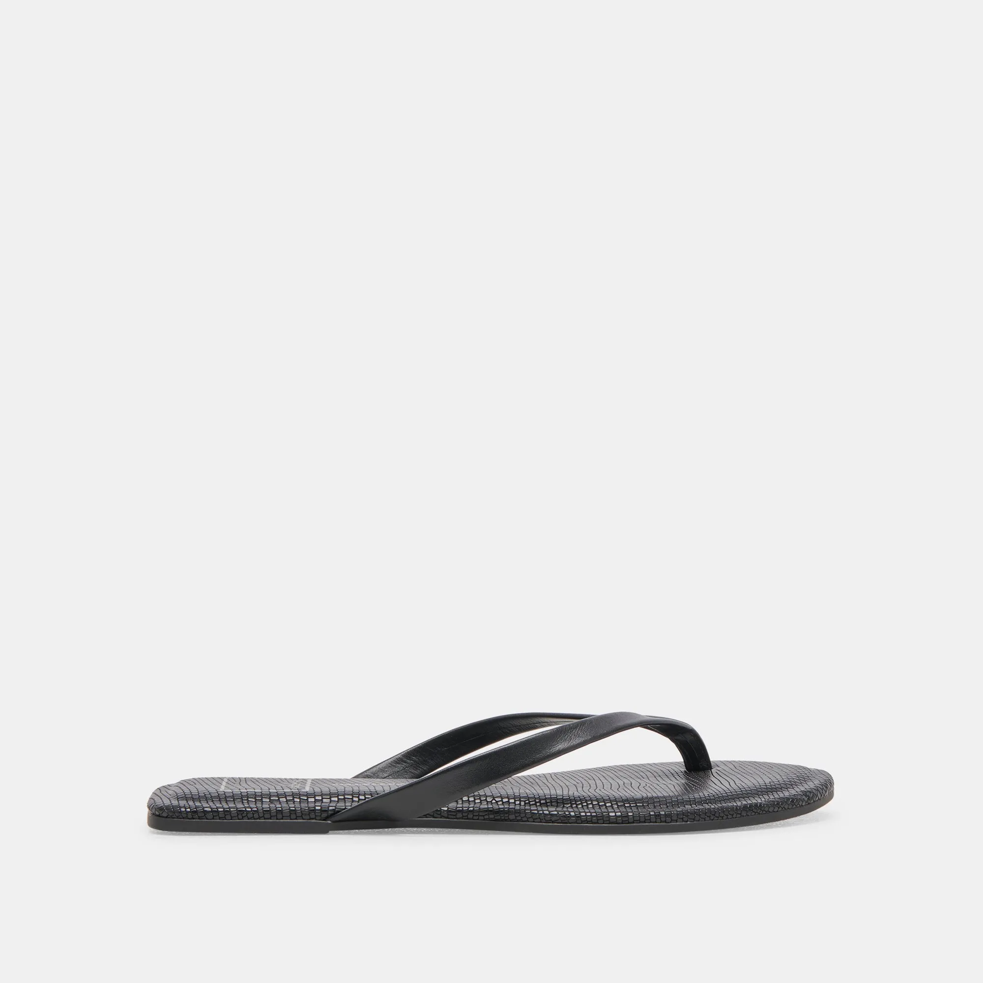 LAYNEY SANDALS BLACK LEATHER Relaxed Outdoor Footwear