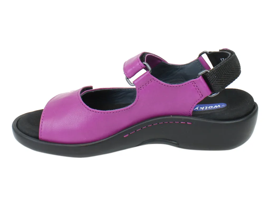 Wolky Sandals Salvia Bougainville Stone Glow Trendy And Comfortable