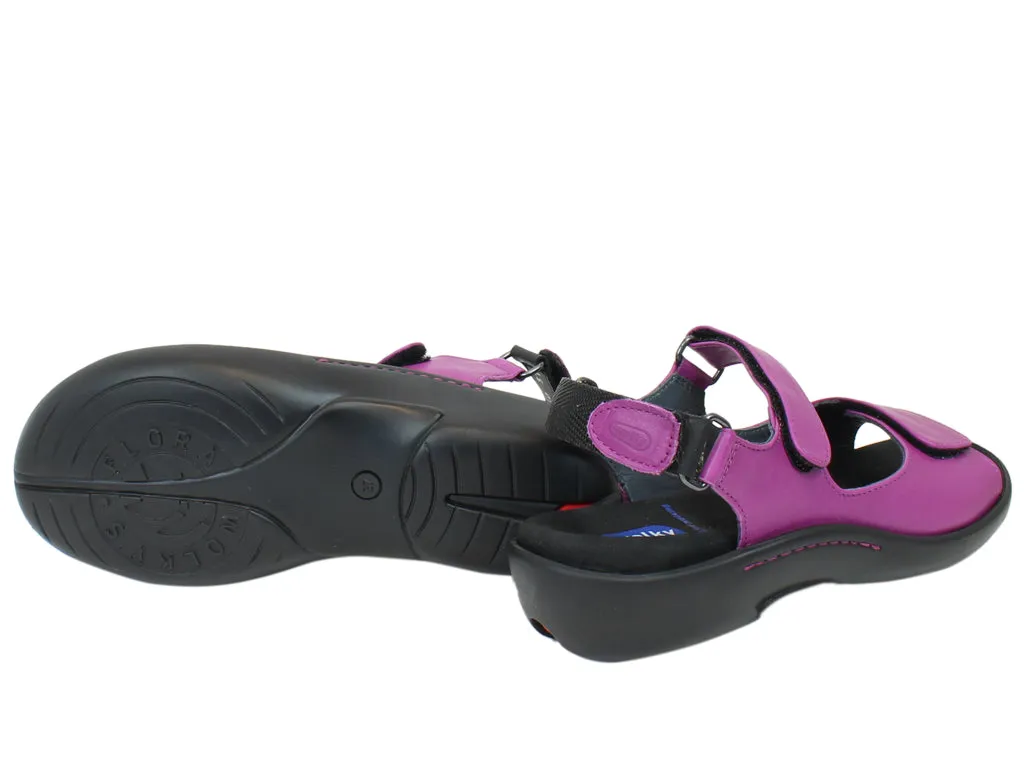 Comfortable Sole Easy Days Wolky Sandals Salvia Bougainville