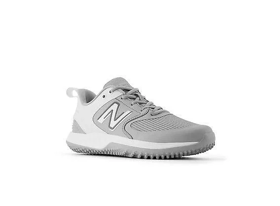 New Balance Women's VELO v3 Turf Softball Shoes - Grey with White - STVELOG3 Stylish Wear High Support
