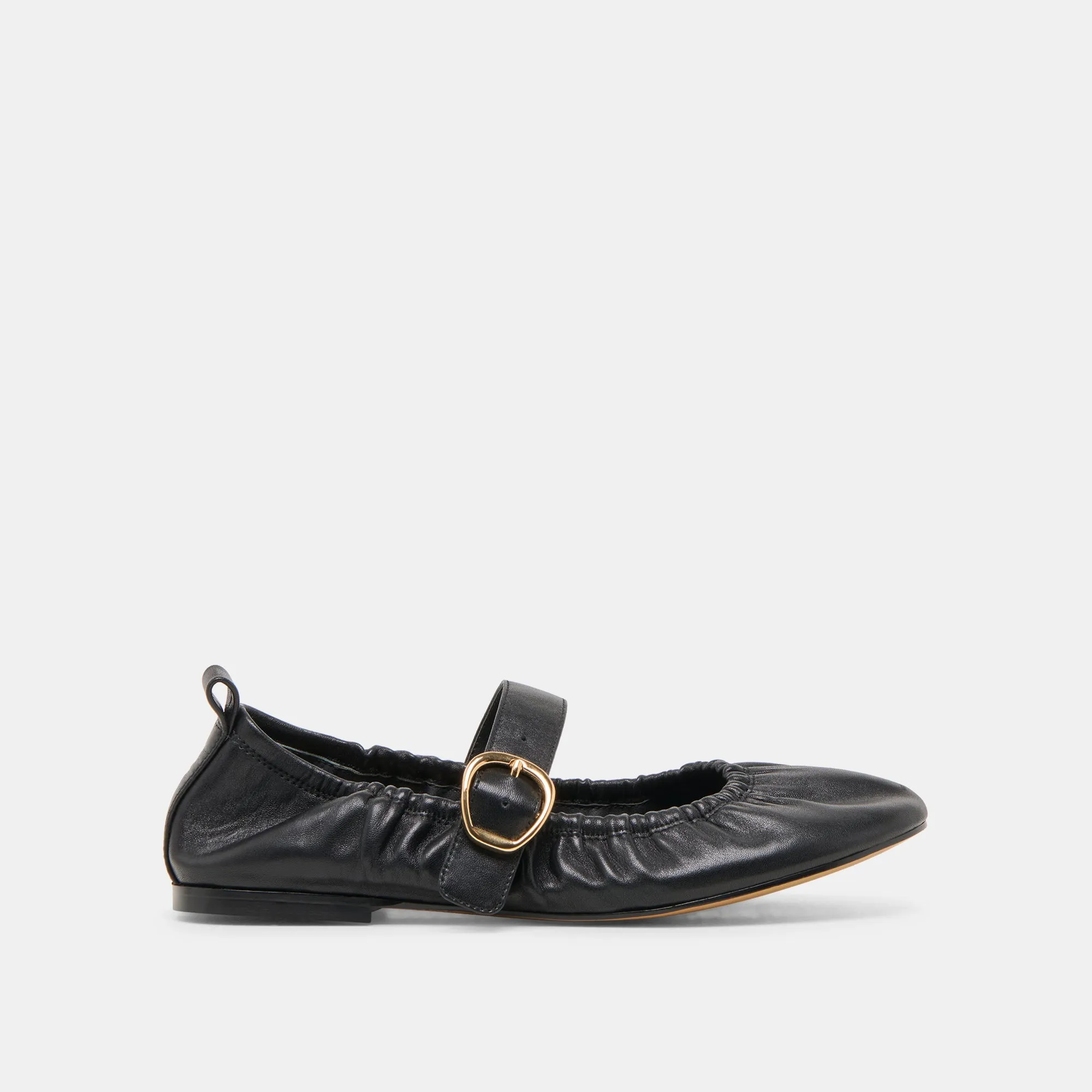 Sand Ready spring fresh CAELY BALLET FLATS BLACK LEATHER