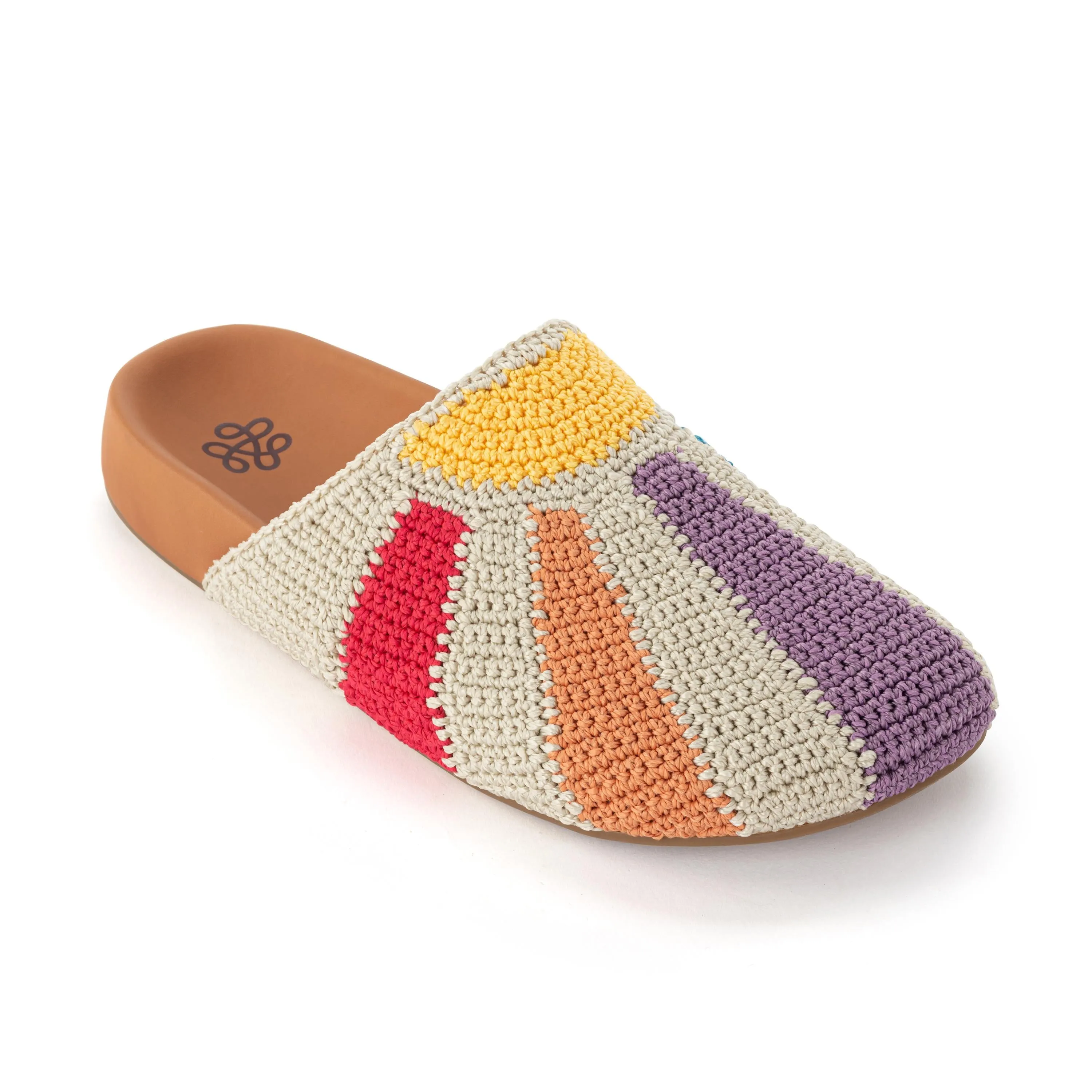 Bolinas Clog - Hand Crochet - Multi Sunbeam Muscle Aid