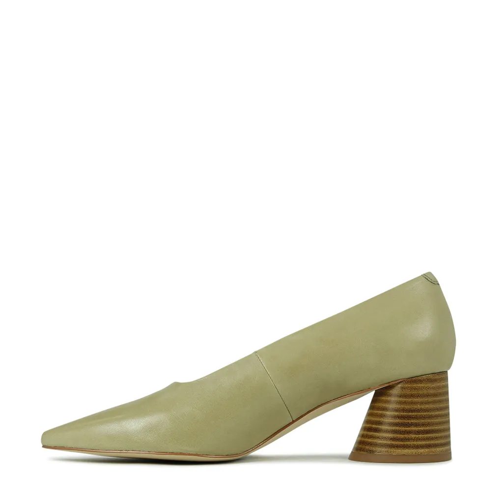 HALOS 2 LEATHER BLOCK HEEL matching perfect - fit