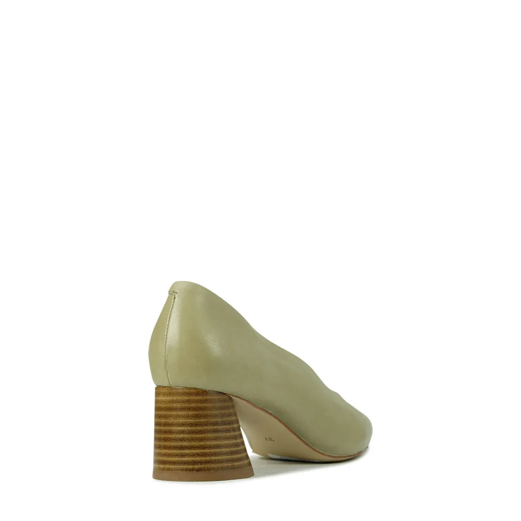 Casual arch Sophisticated Comfort HALOS 2 LEATHER BLOCK HEEL