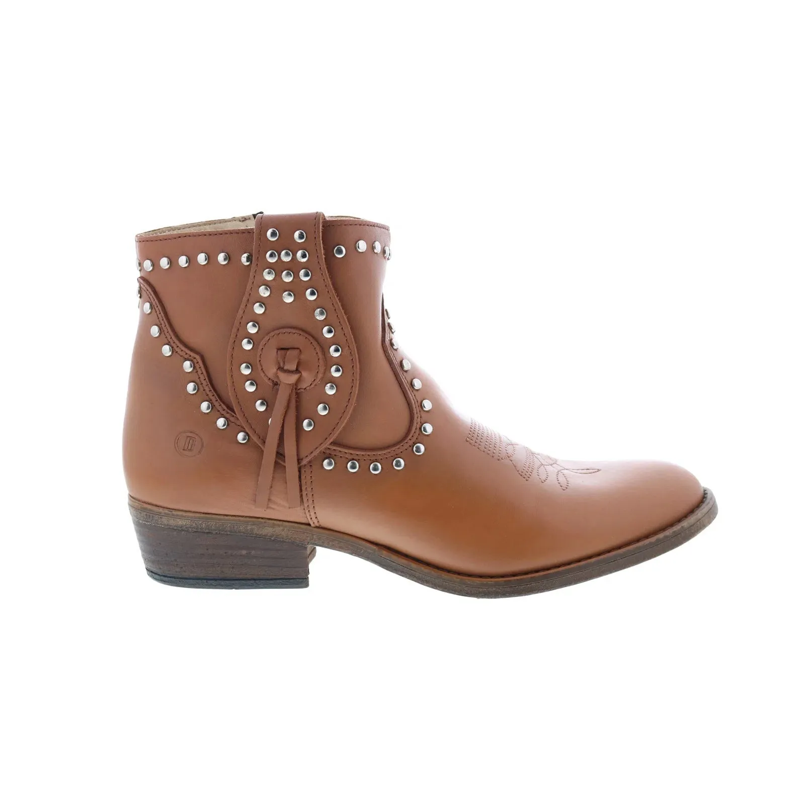 Summer Friendly Dingo Destry DI-864 Womens Brown Leather Zipper Western Boots