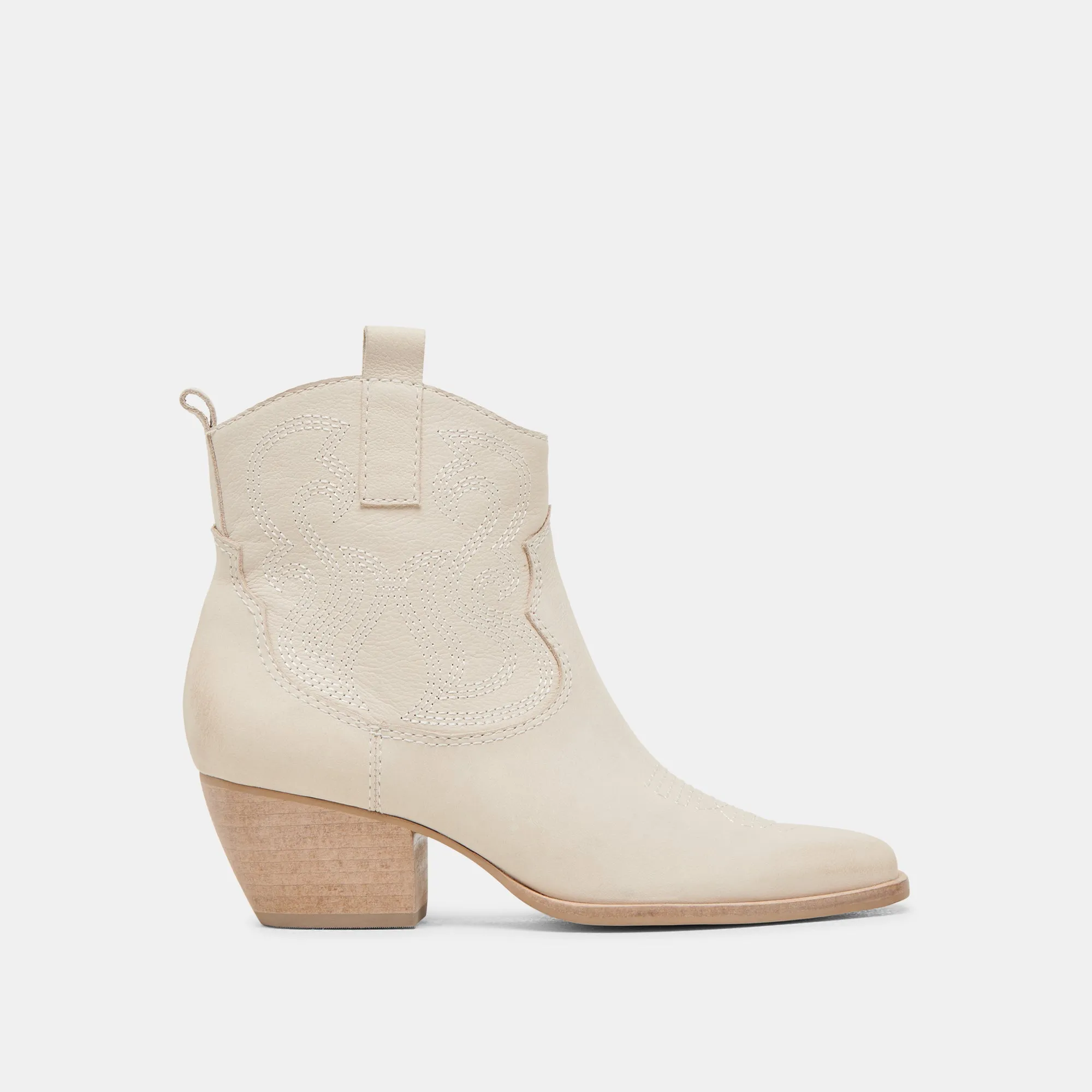 Trail Friendly SHANIA BOOTIES IVORY NUBUCK