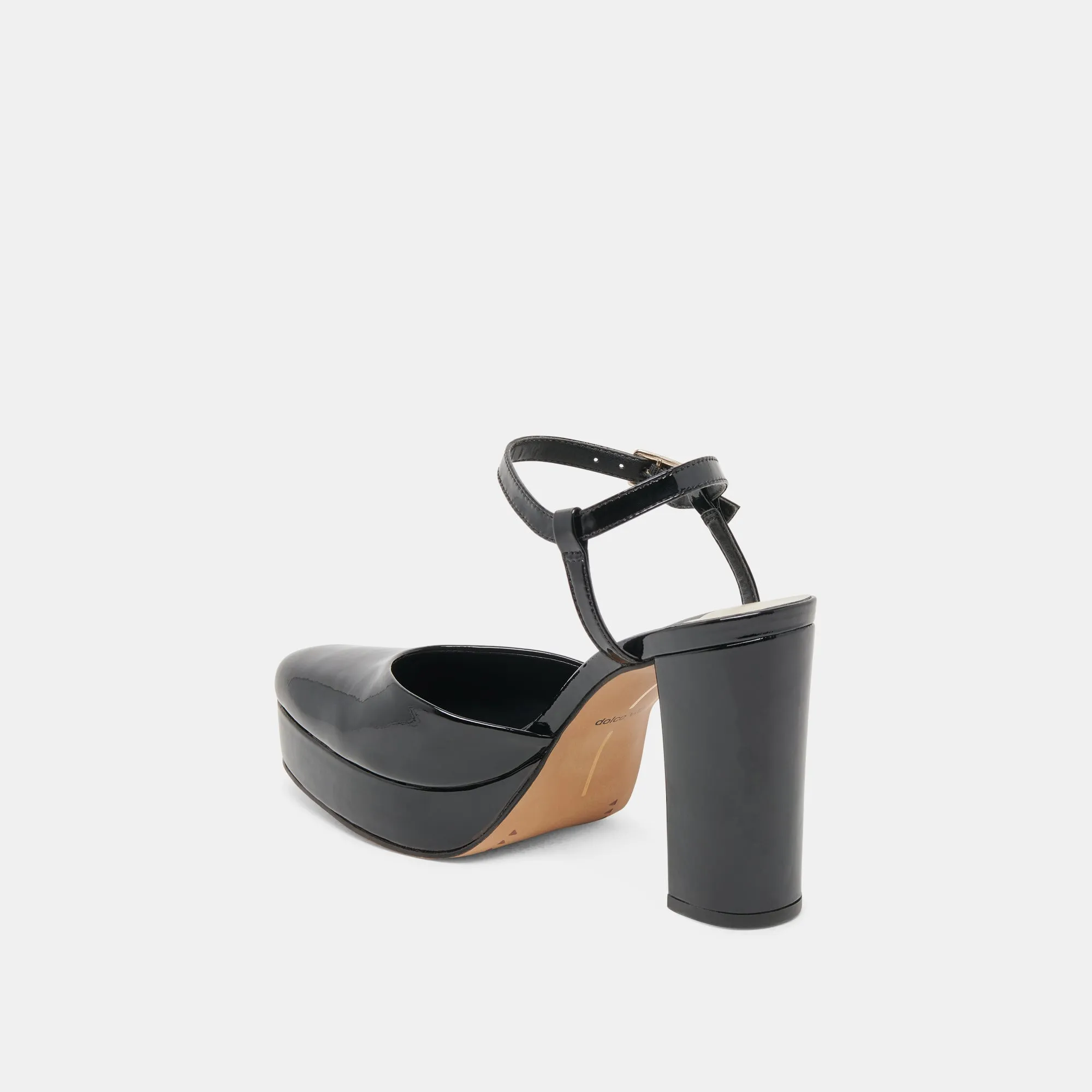 CLAUD HEELS MIDNIGHT PATENT LEATHER Pointed Pumps