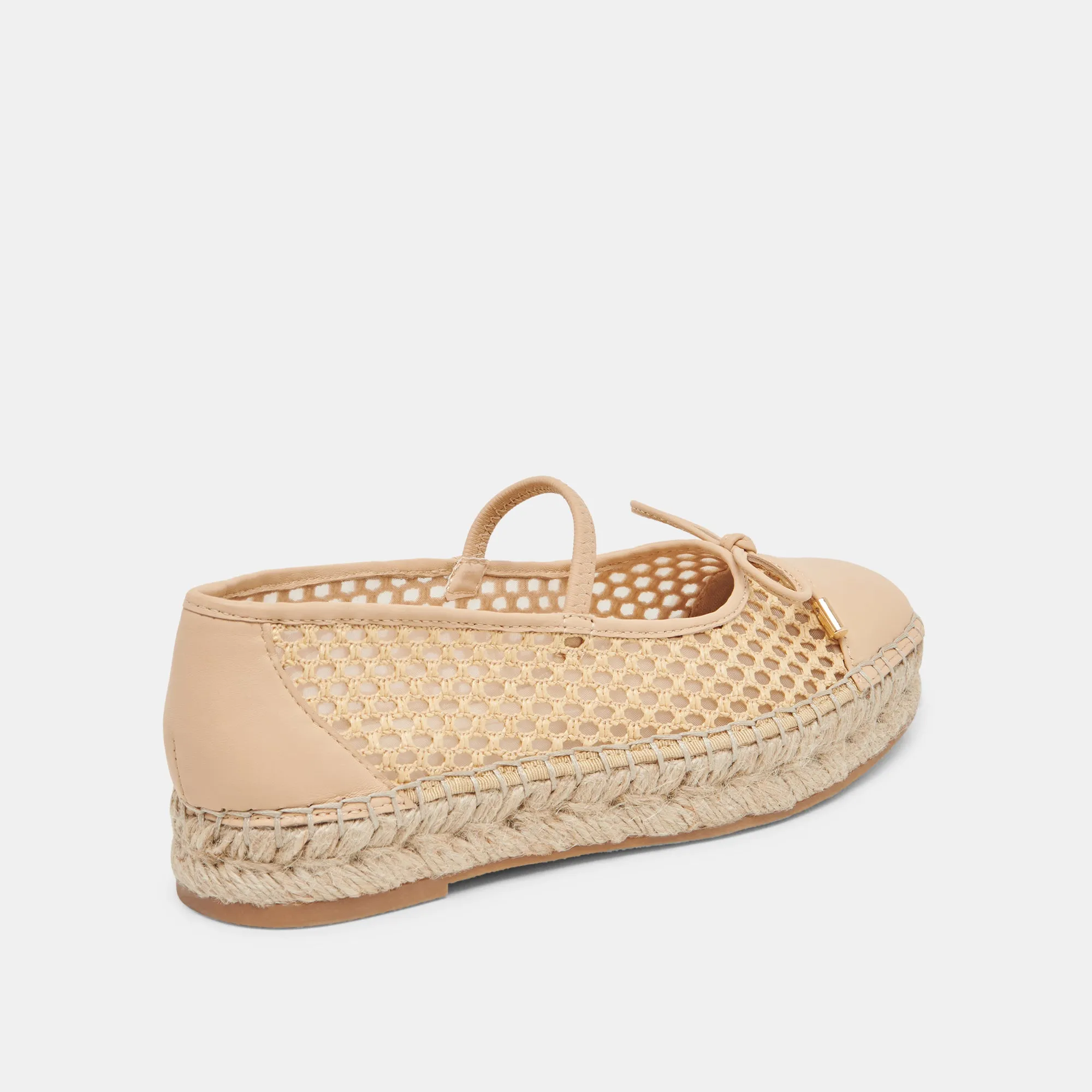 CAMBRE BALLET FLATS LT NATURAL WOVEN MESH Lesson Day Market Hall