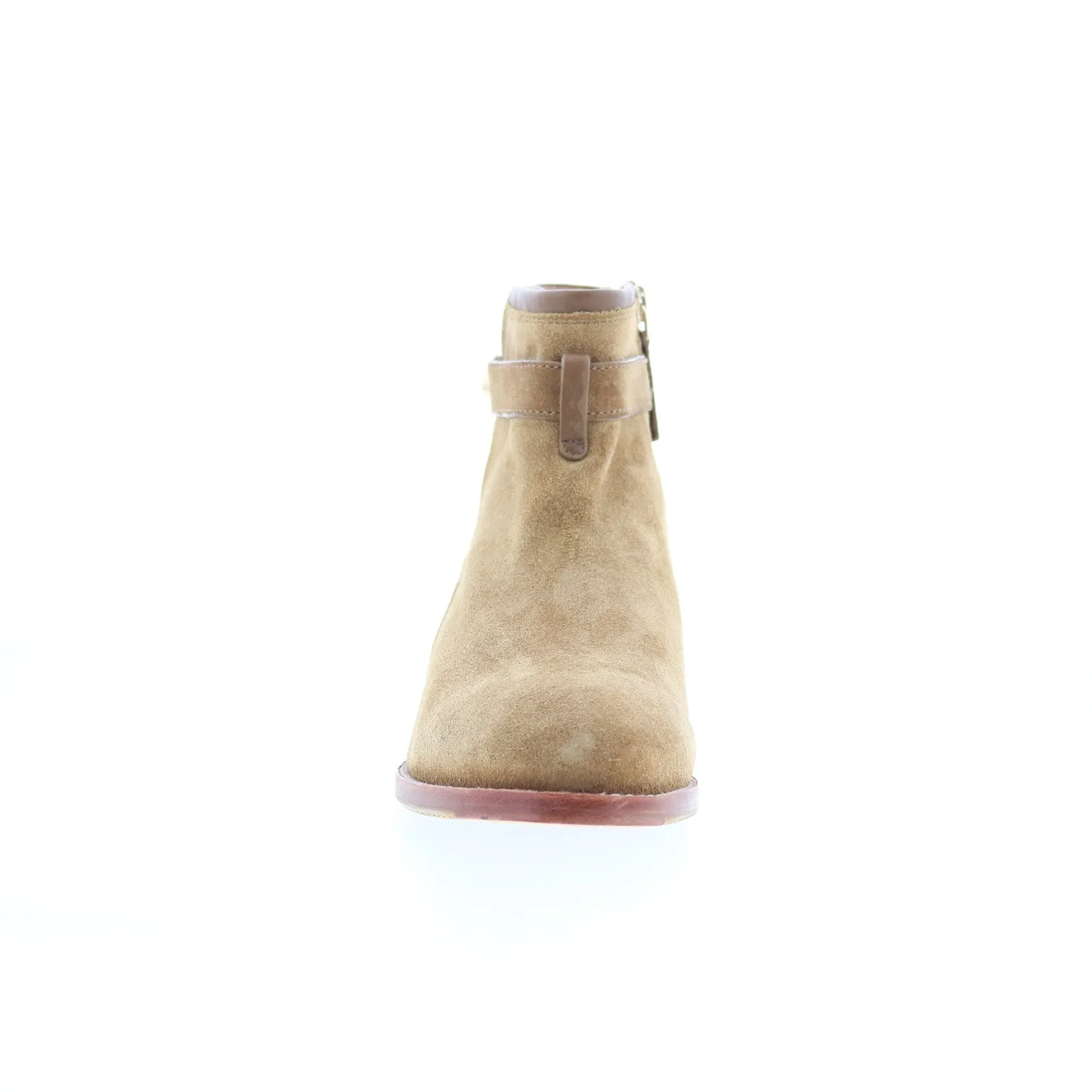 Johnston & Murphy Darby Snap Bootie Womens Brown Ankle & Booties Boots Buckle Closure