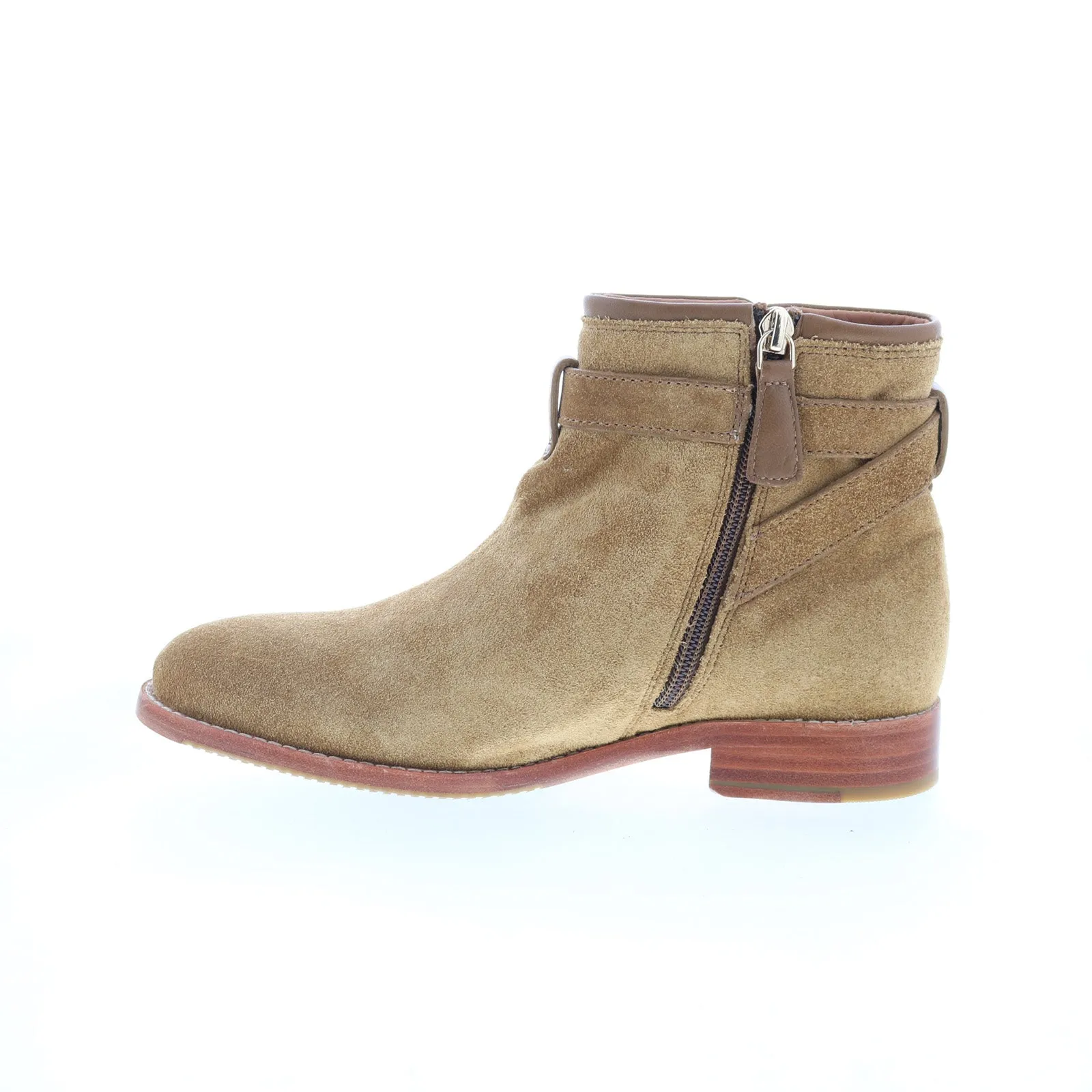 Johnston & Murphy Darby Snap Bootie Womens Brown Ankle & Booties Boots Practical Build