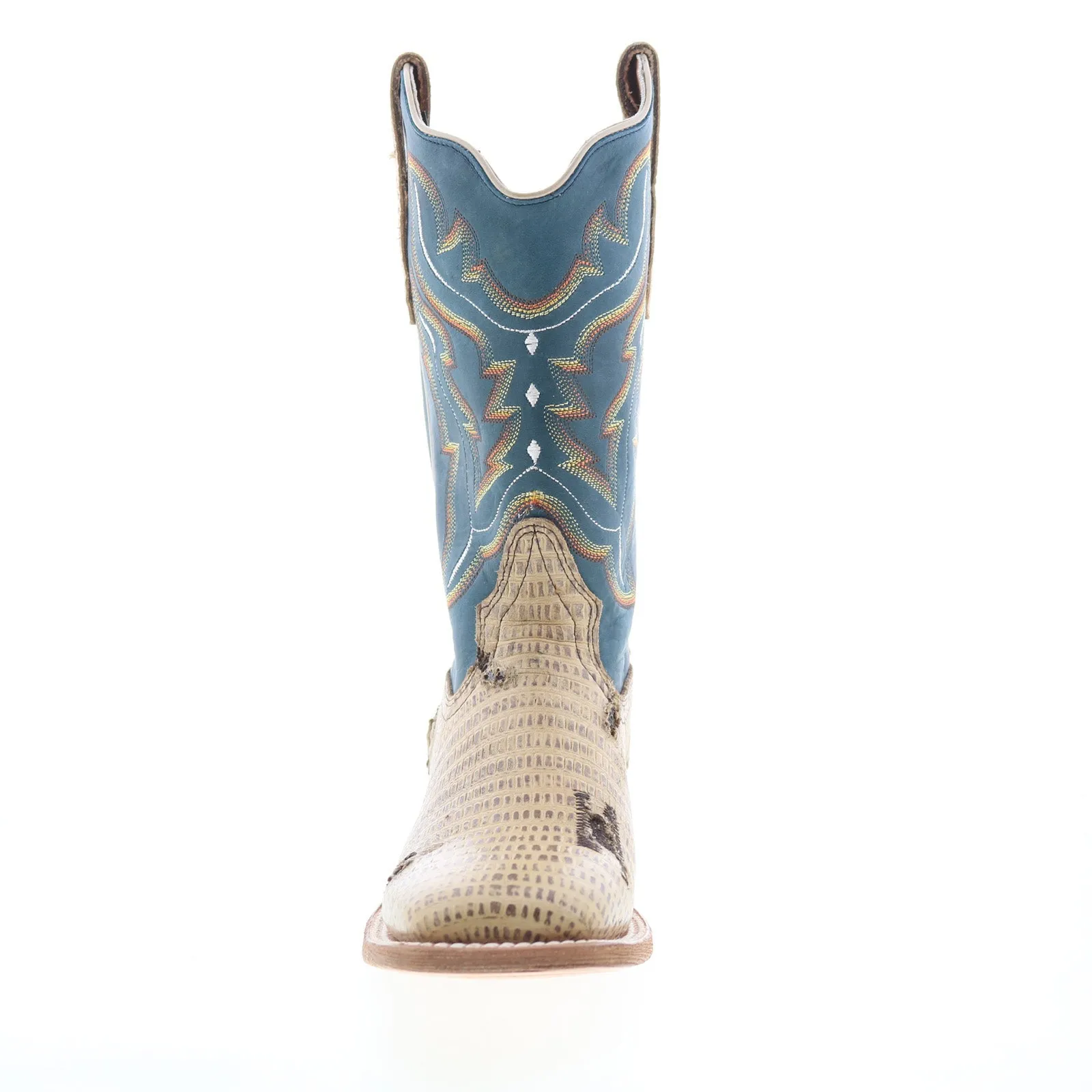 Trail Strength Outlaw Ladies 11" Lizard PNT 70001 Womens Brown Leather Western Boots