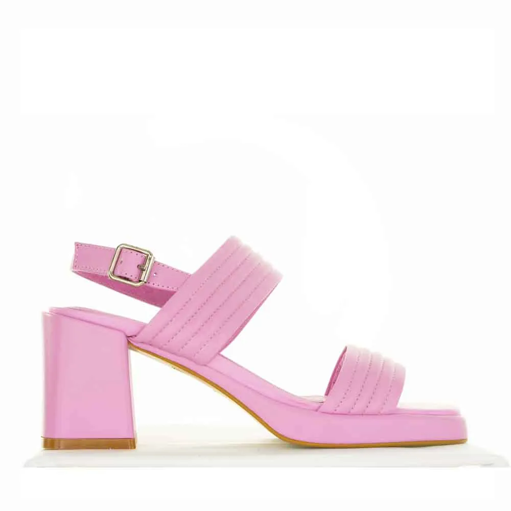 Lightweight Sole High Heel Sandals for Weddings BRESLEY PINCH CANDY