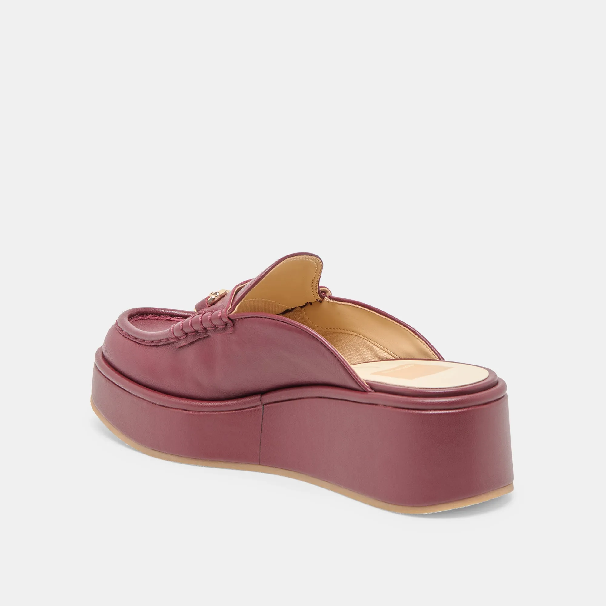 DORREL LOAFERS MAROON LEATHER Performance