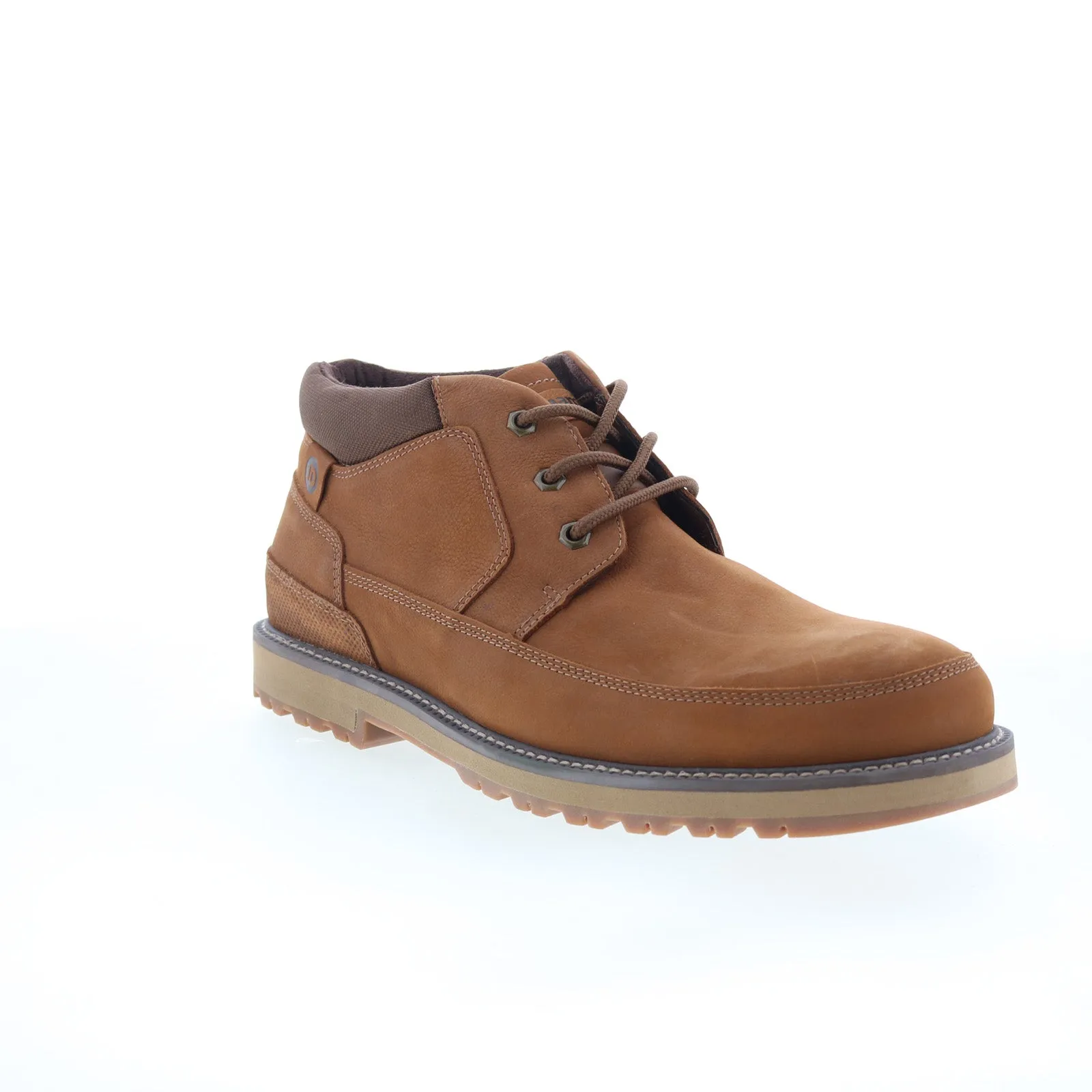 Smooth Surface Dunham Byrne Waterproof Chukka CJ0854 Mens Brown Leather Chukkas Boots