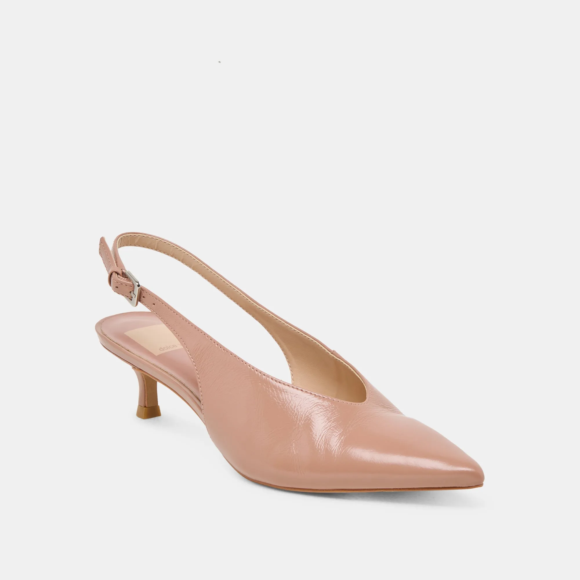 ALENNA HEELS WHISKEY CRINKLE PATENT Energy return