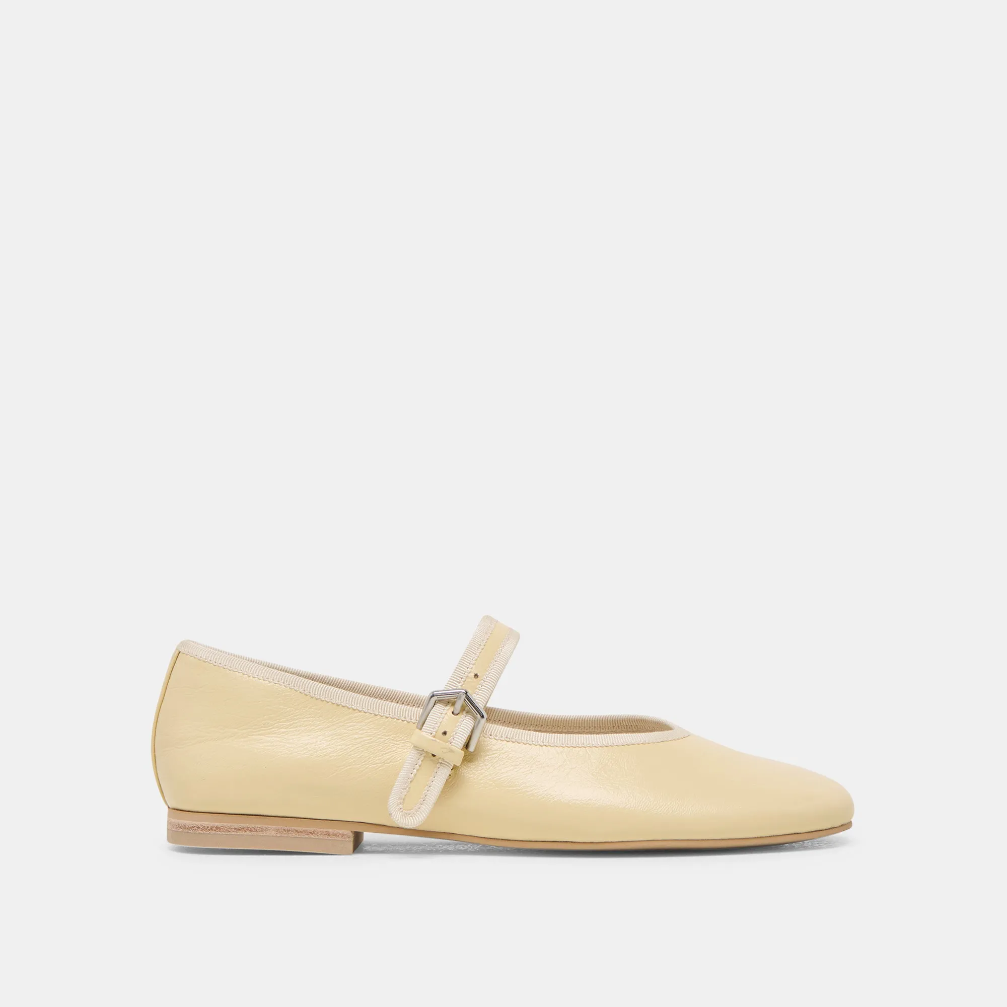 Reef Path ROSLYN BALLET FLATS LIGHT YELLOW LEATHER