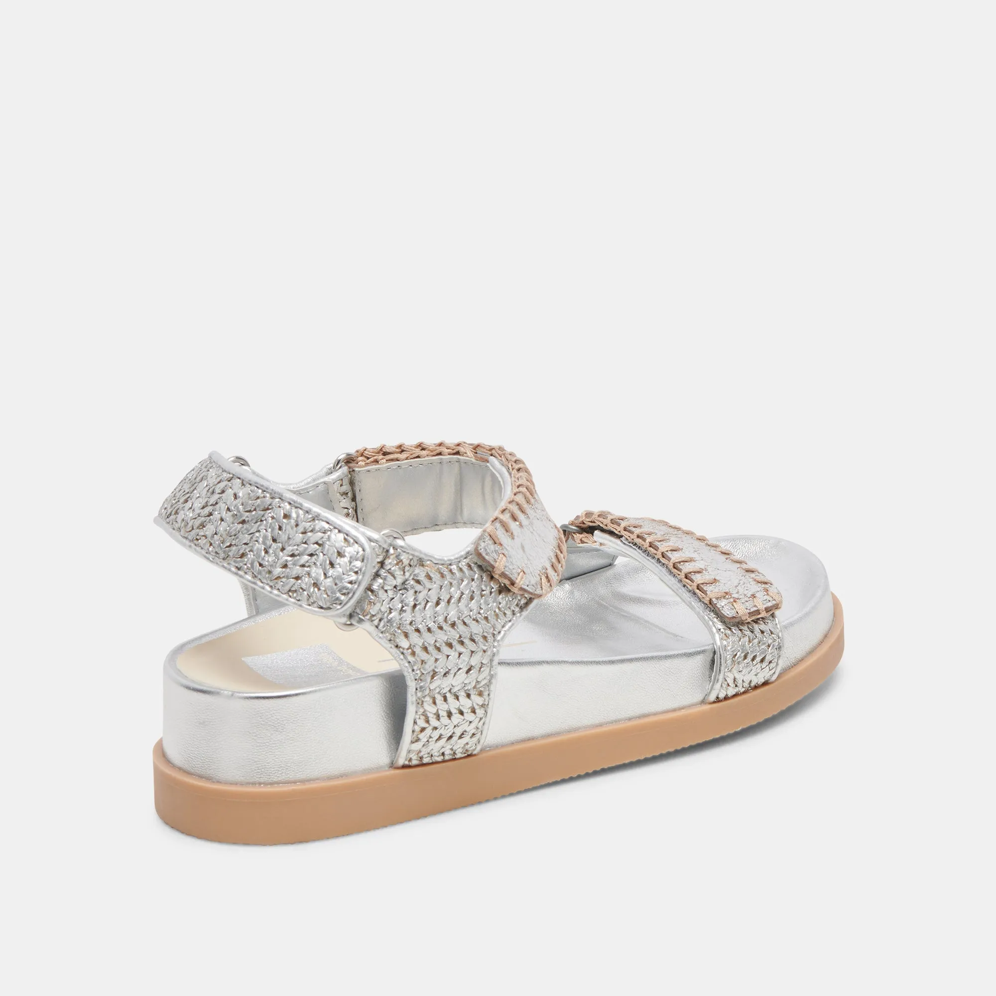SENORA SANDALS SILVER KNIT Cool Wear Cushion Lining