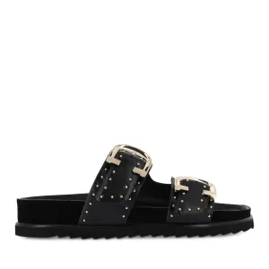 DEON - BLACK STUD LEATHER Layered Chic
