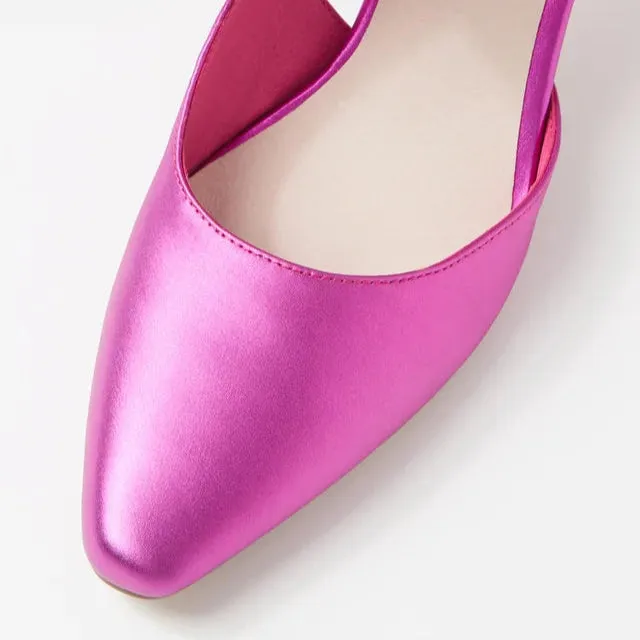 DJANGO & JULIETTE HAPPIE FUCHSIA SATIN Ground Hug