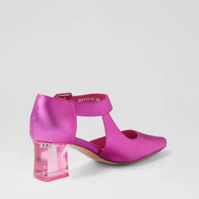 Stay Casual At-Home Style DJANGO & JULIETTE HAPPIE FUCHSIA SATIN