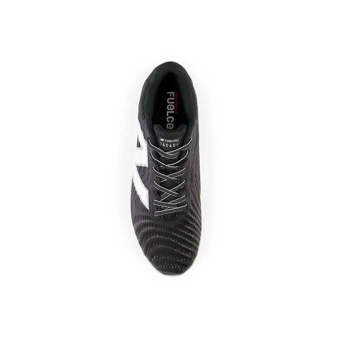 New Balance Men's FuelCell 4040 V7 Metal Baseball Cleats - Black / Optic White - L4040BK7 Bounce Support Clean Finish