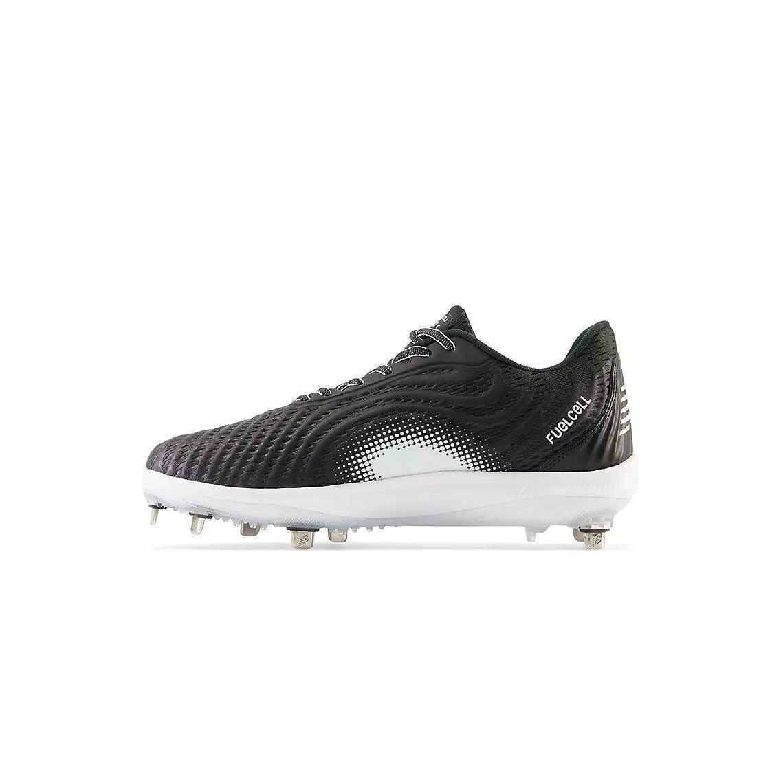 New Balance Men's FuelCell 4040 V7 Metal Baseball Cleats - Black / Optic White - L4040BK7 Full Grip athletic chic