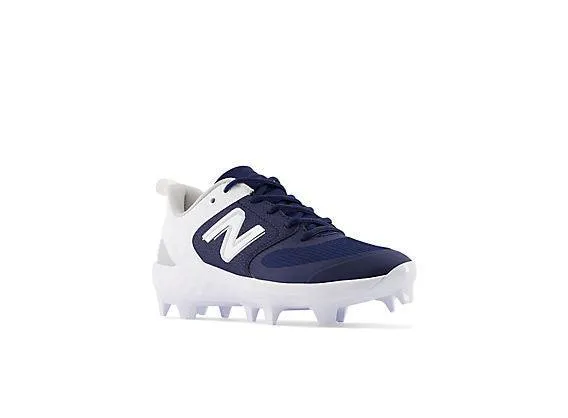 New Balance Women's Fresh Foam Velo V3 Molded Softball Cleats - Navy with White - SPVELON3 Versatile lining