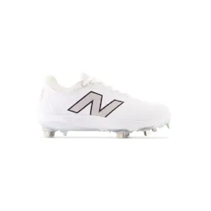 New Balance Women's FuelCell FUSE v4 Metal Fastpitch Softball Cleats - Optic White / Raincloud - SMFUSEW4 Impact Support Durable arch