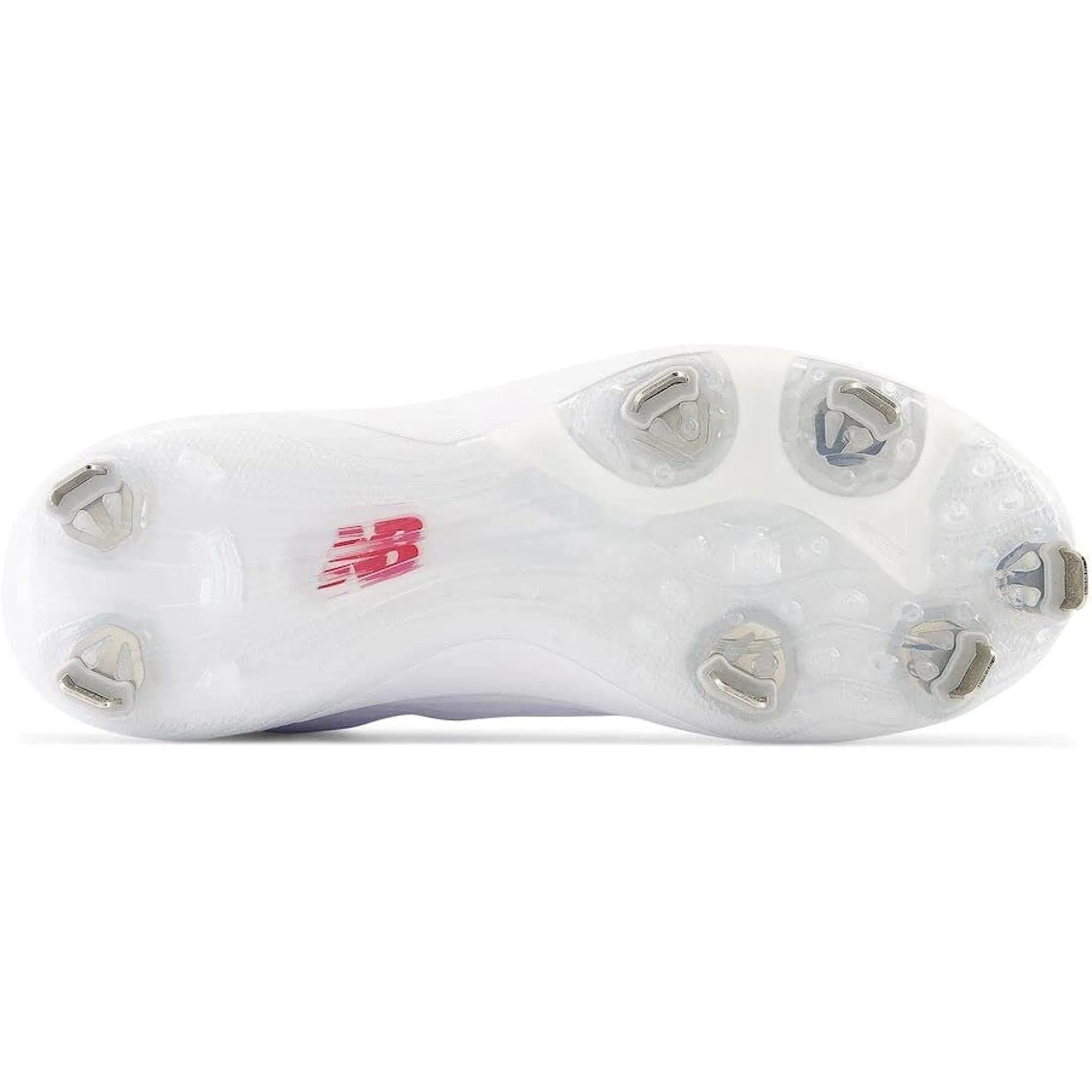 Basic Tone Street Classic New Balance Women's FuelCell FUSE v4 Metal Fastpitch Softball Cleats - Optic White / Raincloud - SMFUSEW4
