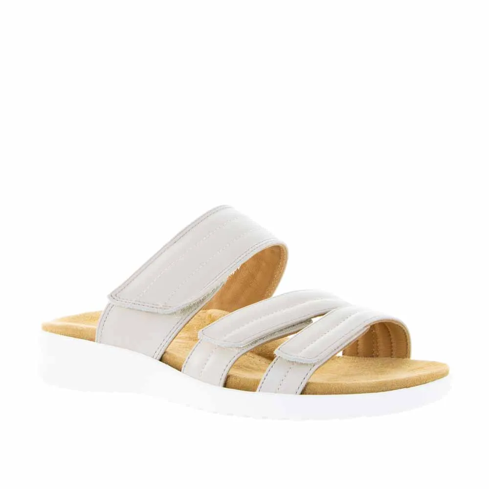 ZIERA BARBRA STONE WHITE SOLE Comfort Steps Comfort Fit Walk