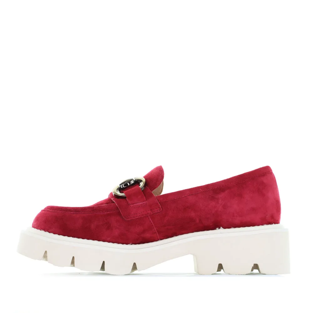 Step Ready Shoes TAMARA LONDON PARGO RED SUEDE