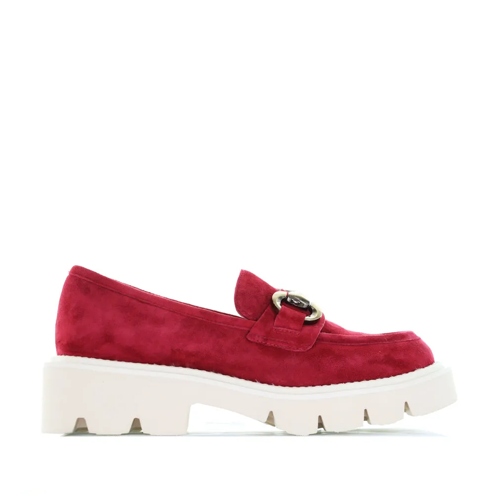 All-day Slip-ons TAMARA LONDON PARGO RED SUEDE