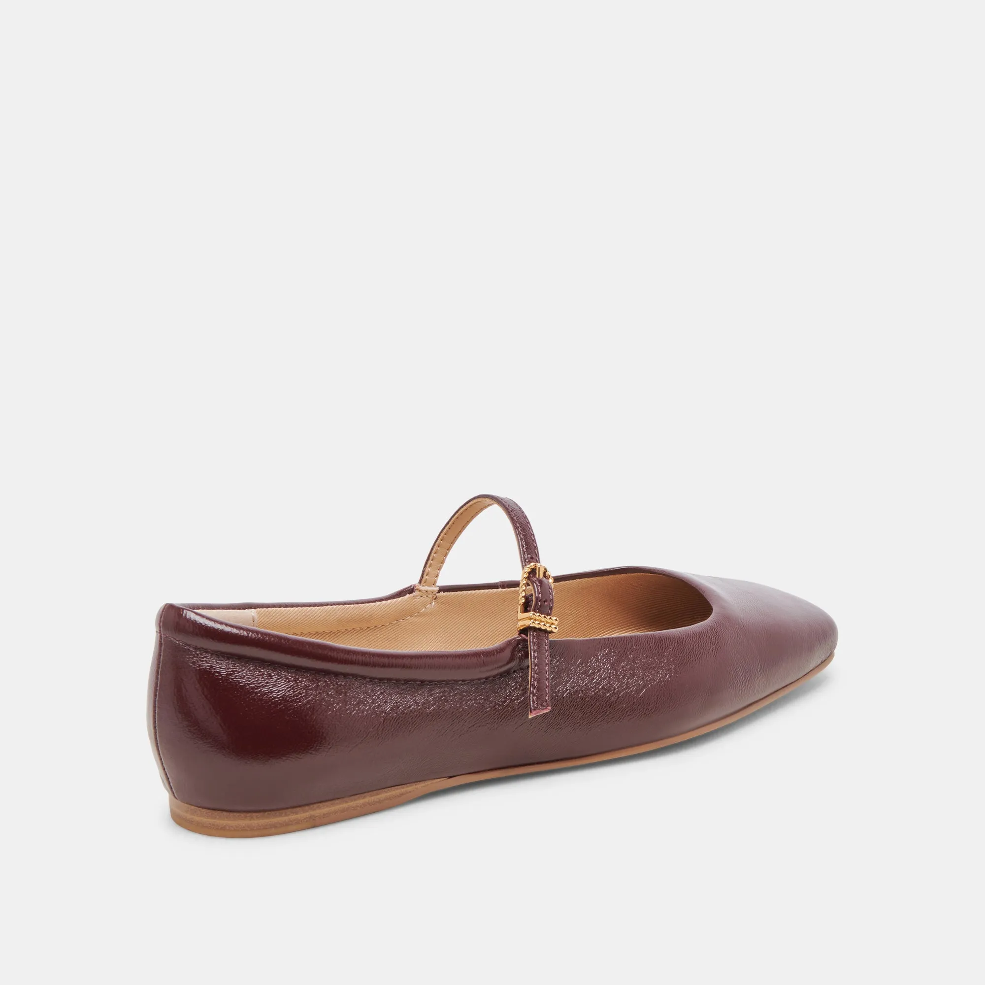 REYES BALLET FLATS CRANBERRY CRINKLE PATENT Timeless Design Shop Walk