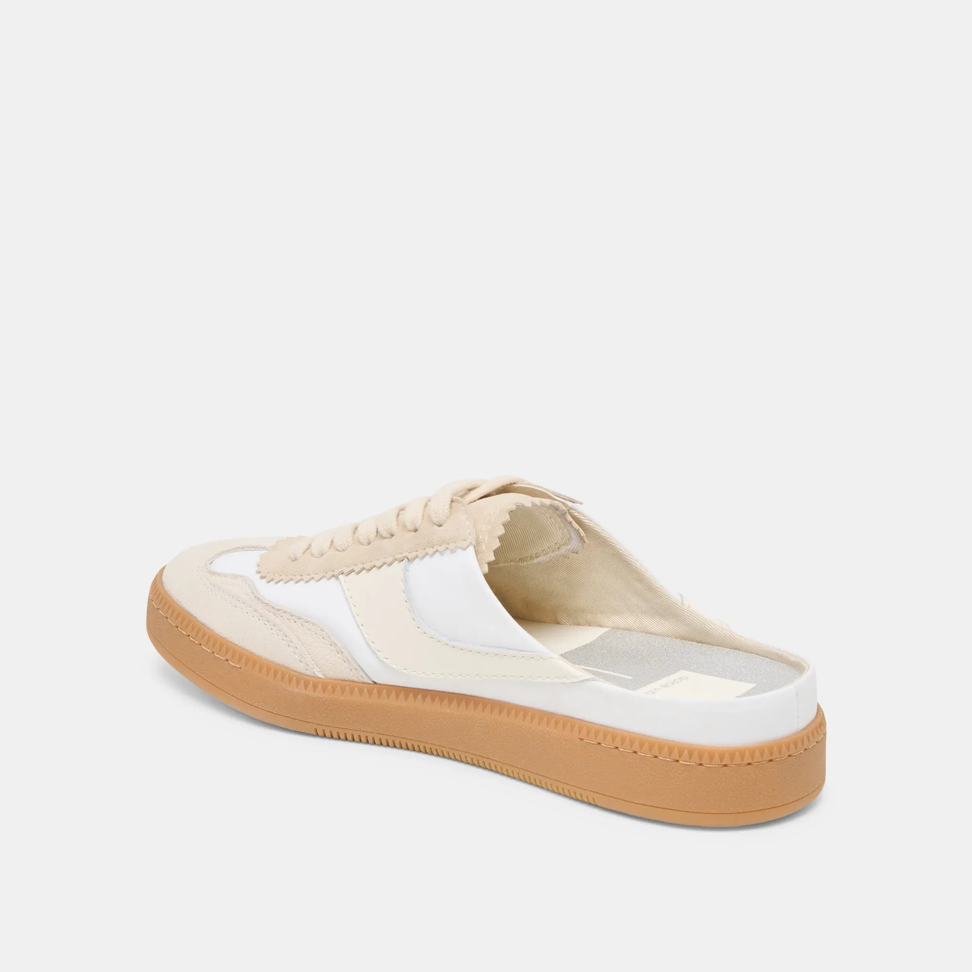 World Walk Soft Neutral NOTICE SLIDE SNEAKERS IVORY MULTI SUEDE