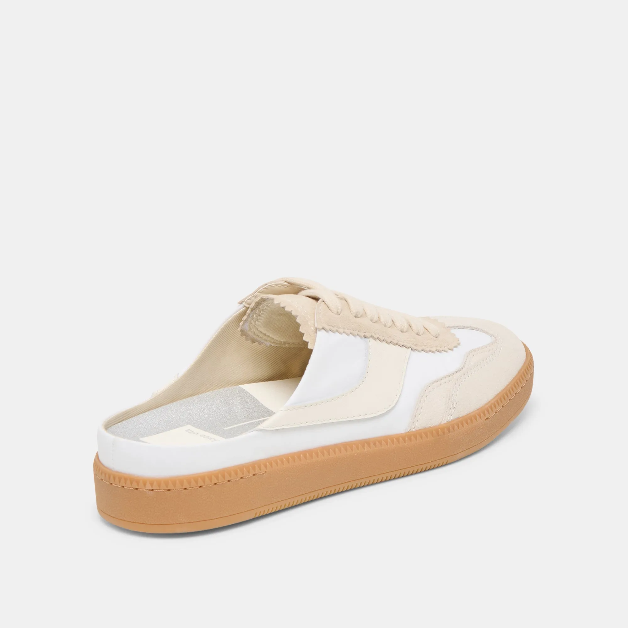 Arch support NOTICE SLIDE SNEAKERS IVORY MULTI SUEDE