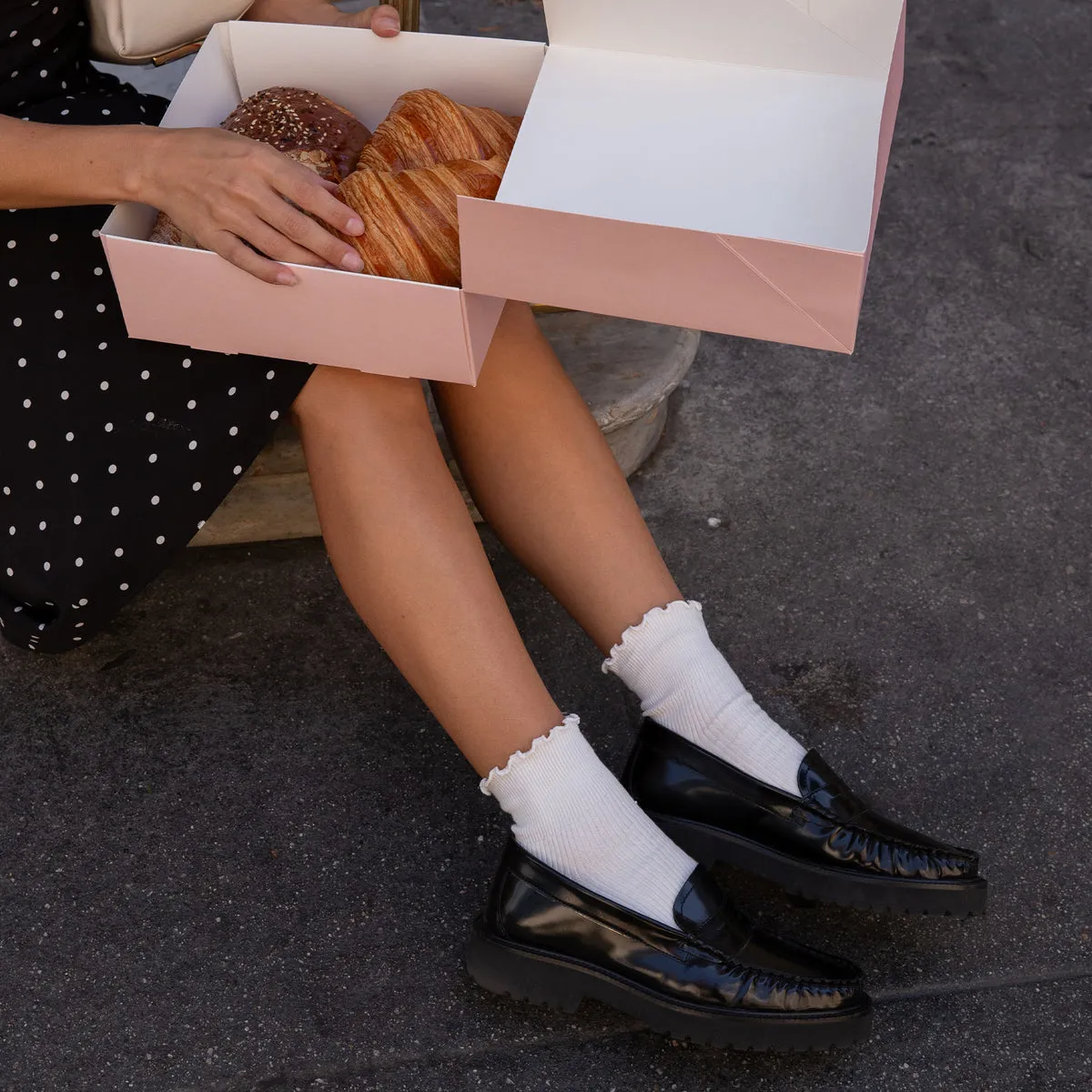 Pollen Air Flexible Shank MAXWELL LOAFERS BLACK LEATHER
