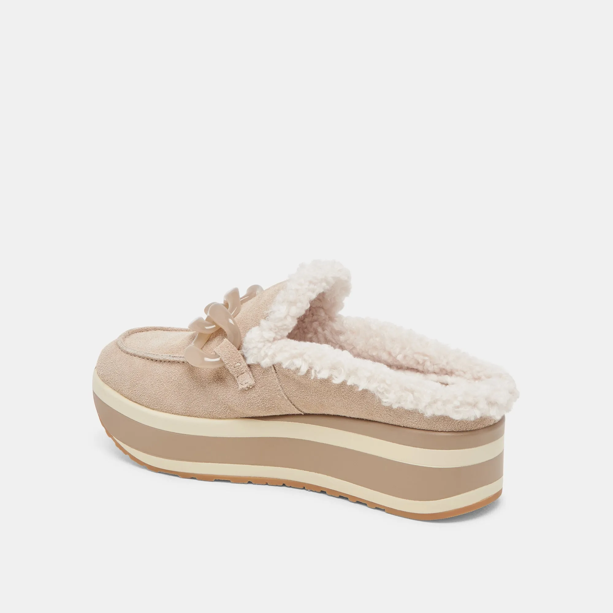 Garden Walk JAMEY PLUSH SNEAKERS TAUPE SUEDE