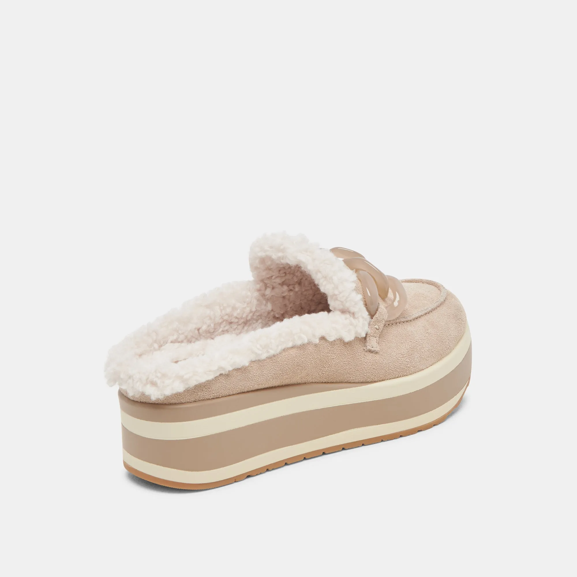 JAMEY PLUSH SNEAKERS TAUPE SUEDE Comfort Wear